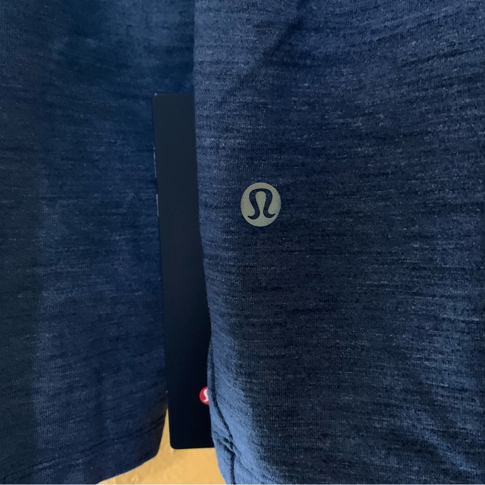 “NEW” Men’s Heathered Blue lululemon Surge LS SZ. S or XL Unisex BNWT - Picture 7 of 12